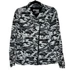 Grey's Anatomy iMPACT Asymmetric Zip Camo Print Scrub Jacket Medium Photo 0