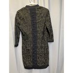 Nicole Miller SKU 7663 Camo Print Zip Front dress Size 10 Photo 1