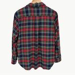 Sézane Max Long Sleeve Button Down Shirt | Sz 38 (US 6) | York Tartan Blue Plaid Photo 2