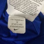 Nike Women’s Size Medium Blue Dri-Fit Racerback Tank Top Photo 6