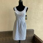 Sequin Hearts  Juniors‎ Womens Dress Size 9 Seersucker Striped Tank Lace Easter Photo 6