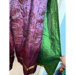 Urban Nomad Silk Wrap Tie Purple Green Reversible Harem Gypsy Pants Small Photo 1