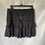 Lululemon Run Pace setter skirt size 4 Tall Black First Release Built in Shorts Photo 3