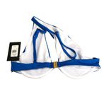 Frederick's of Hollywood  Taormina One Shoulder Bikini Top Underwire Blue S Photo 1