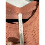 Lululemon Breeze By Long Sleeve Pink Mesh Shirt Size 8 Photo 3