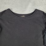 All Saints Women's Black Top Blouse Ruffle Sleeve Size S Small Photo 1