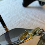 Coach : Kiera (L925) Black & Silver Tone Aviator Sunglasses- wear Photo 5