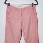 J.Crew Light Pink Capri Pants Size 2 Preppy Pastel Pink Pants Photo 1