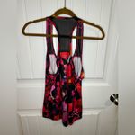 Athleta  Hot Pink and Black Mystique Chi Mesh Active Racerback Tank Photo 3
