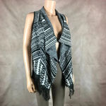 INC INTERNATIONAL CONCEPTS Linen Blend Sweater Vest NWT Medium Black Photo 4