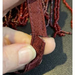 Crossbody Purse Bag Fringe Beaded Sequins Burgundy Boho‎ Cocktail Party Evening Photo 2