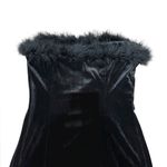 superdown NWT Black Feather Trim Strapless Mini Dress Size M Photo 7