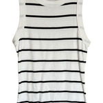 Michael Stars White with Black Stripes Women’s Tank Top Size XS Photo 0