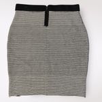 J. McLaughlin  NWOT Striped Mini Skirt Size Small‎ Black White Minimalist Photo 4