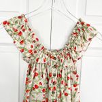 Free People She's A Dream Strawberry Ivory Maxi Dress Photo 3