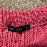 ZARA  Knit Sweater Womens Medium Hot Pink Acrylic Shirt Modest Relaxed Comfort Photo 1
