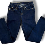 Rock & Republic Berlin Women Size 2 S Blue Denim Jeans Gold Button Photo 0
