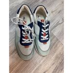 Madewell  Kickoff Trainer‎ Sneakers in Colorblock Suede and Nubuck Leather Sizd 7 Photo 3