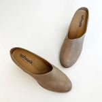 Softwalk  Taupe Leather Block Heel Mule‎ Women’s Size 9W Comfort Smooth Leather Photo 11