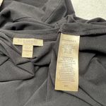 Burberry Brit Cotton Check Sleeve Cuff Detail V-Neck Womens T-Shirt Photo 2