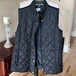 kim rogers Black Quilted Vest Jacket  Puffer Womens Small Photo 0
