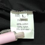 S•Deer Black Gothic Classic Solid Mesh Sleeve Mini Shirt Dress Photo 12