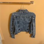 Free People  Rumors Denim Jacket in Light Indigo Photo 4