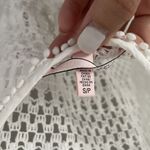 Victoria's Secret  Size S White Sleeveless Crotchet Overlay Coverup Swim Beach Photo 4