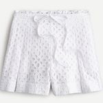 J.Crew Belair White Eyelet Lace Shorts Photo 1