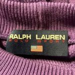 Ralph Lauren Sport Purple USA Long Sleeve Sweater Dress Photo 7