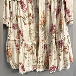 Biba Girls Cottagecore Floral Cream Cotton Boho Duster Cardigan Size 4 Photo 2