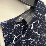 Armani Exchange  geometric print in Navy Blue & White mini halted dress Photo 1
