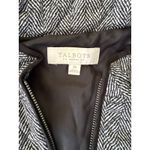 Talbots  Woman 3X‎ Herringbone Quilted Vest Sleeveless Jacket Black/White Photo 1