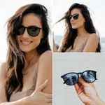 Round Sunglasses | Polarized UV Protection | Pink Mirror Sunglasses for Women | Retro Designer Style Photo 2