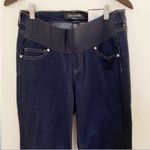 Savi Parker Maternity Jeans Size 29 NEW Dark Blue Wash Low Panel Stretch Waist Photo 1