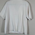 ZARA Cream Knit Preppy Cardigan Sweater Womens XL Retro Glam Light Academia Fall Photo 4