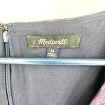 Madewell Size 14 Blouse Purple Pink Silk Floral Bell Sleeve Formal Workwear Photo 4