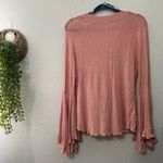 Free People NEW  Top So Dramatic Rose Pink Large Ethereal Coquette Romantic Boho Photo 6