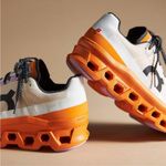 On Cloudmonster in Fawn/Tumeric Orange Size 9.5 Photo 2