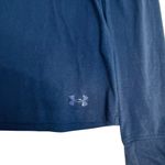Under Armour Notre Dame Long Sleeve Tee Navy Blue Size Small Photo 1