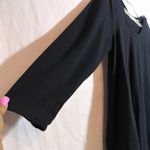 Habitat  Black Asymmetrical Women's Long Sleeve Top Size Small Photo 2