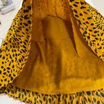 Tahari Leopard Pleated Midi Skirt NWT • Animal Print Yellow Black • Size XXL Photo 6
