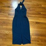 Dress the Population  Women’s XS Vanessa Halter Plunging V Neck Low Back Dress Photo 8