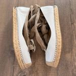 Stuart Weitzman  Espadrille‎ Flats Wrap Up Tie Shoes Size 8.5M Vacation Beach Photo 2