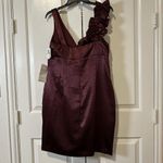 XScape  by Joanna Chen Merlot Maroon Shade Short Cocktail Party Dress Sz 14 NWT Photo 4