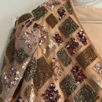 Mac Duggal  5472 Shades of Pink Beaded Sequin Midi Sheath Dress – Size 12 Photo 3