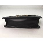 Valentino Orlandi cross body bag vegan leather with gold hardware NWT Black Photo 4