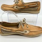 Sperry Tan and Beige Boat/Deck/Top Siders Shoes Loafers w/Leather Laces-Size 9 Photo 11