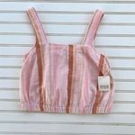 a.n.a  NWT Striped Square Neck Tank Top size XS Photo 1