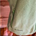 Columbia Women's Fleece Vest Size L Mint Green Full-Zip Casual Travel Photo 1